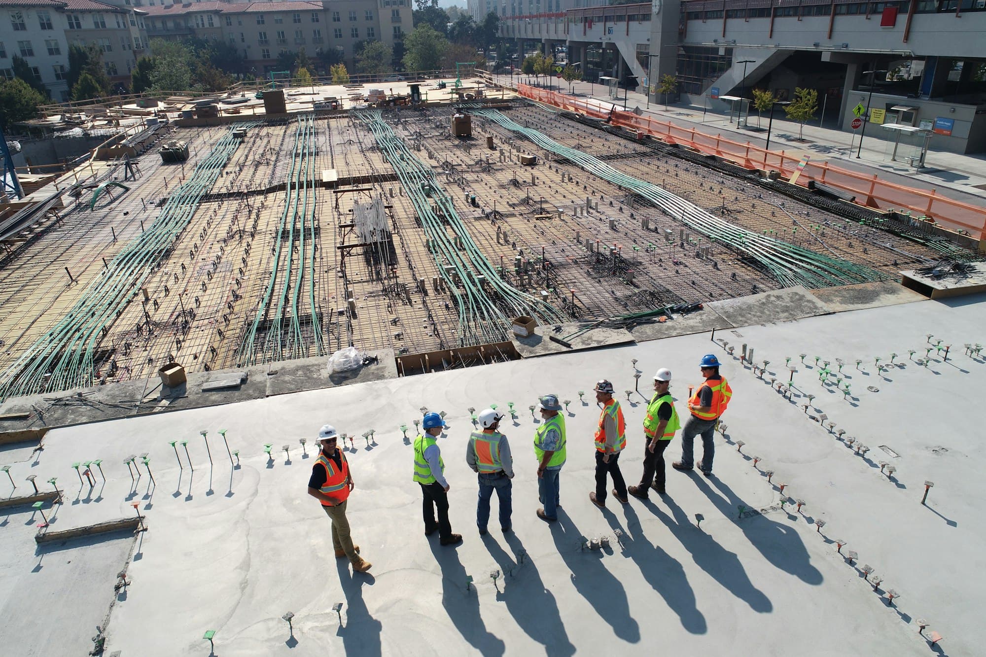Equipo en obra
